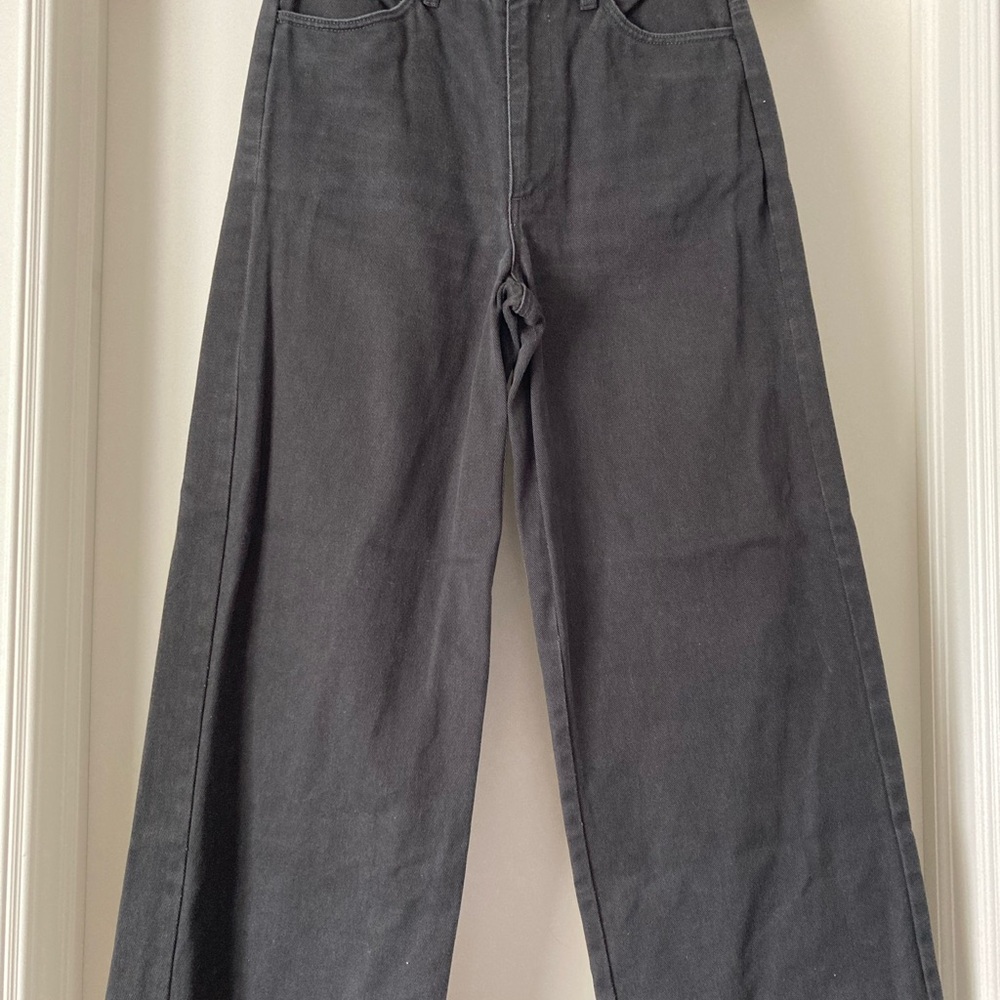 Stussy Women's Black Wide Leg Jeans